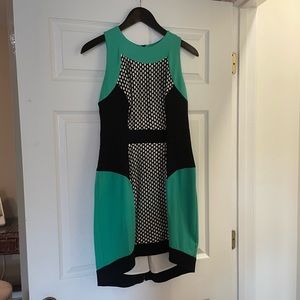 Milly Reflective Scuba Mini Dress Size 8